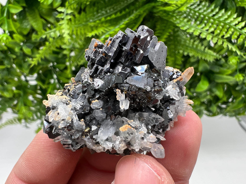 Galena Cluster with Siderite and Quartz, Bulgaria Mineral Specimen