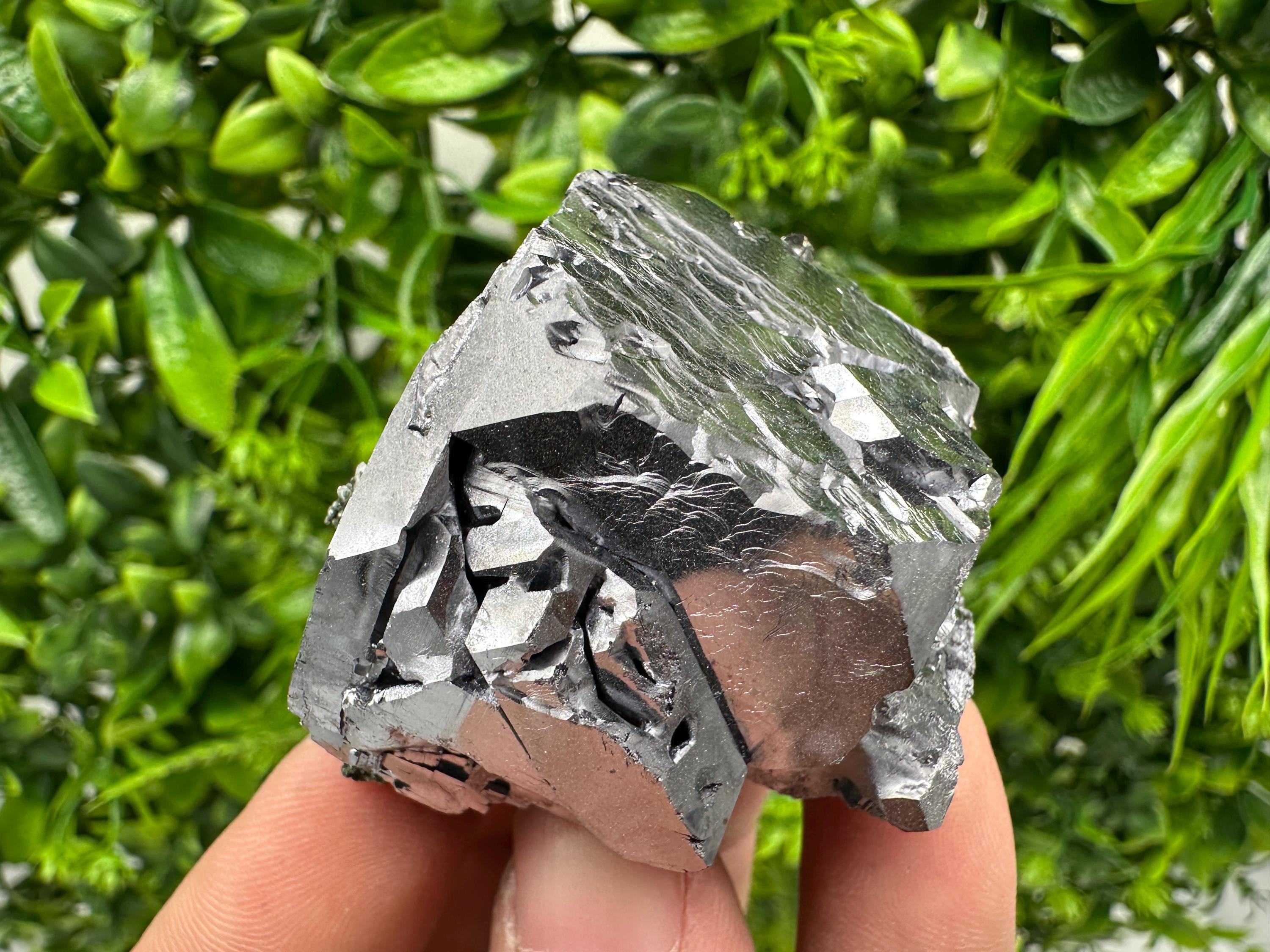 Skeletal Galena on Quartz, Borieva Mine Mineral Specimen