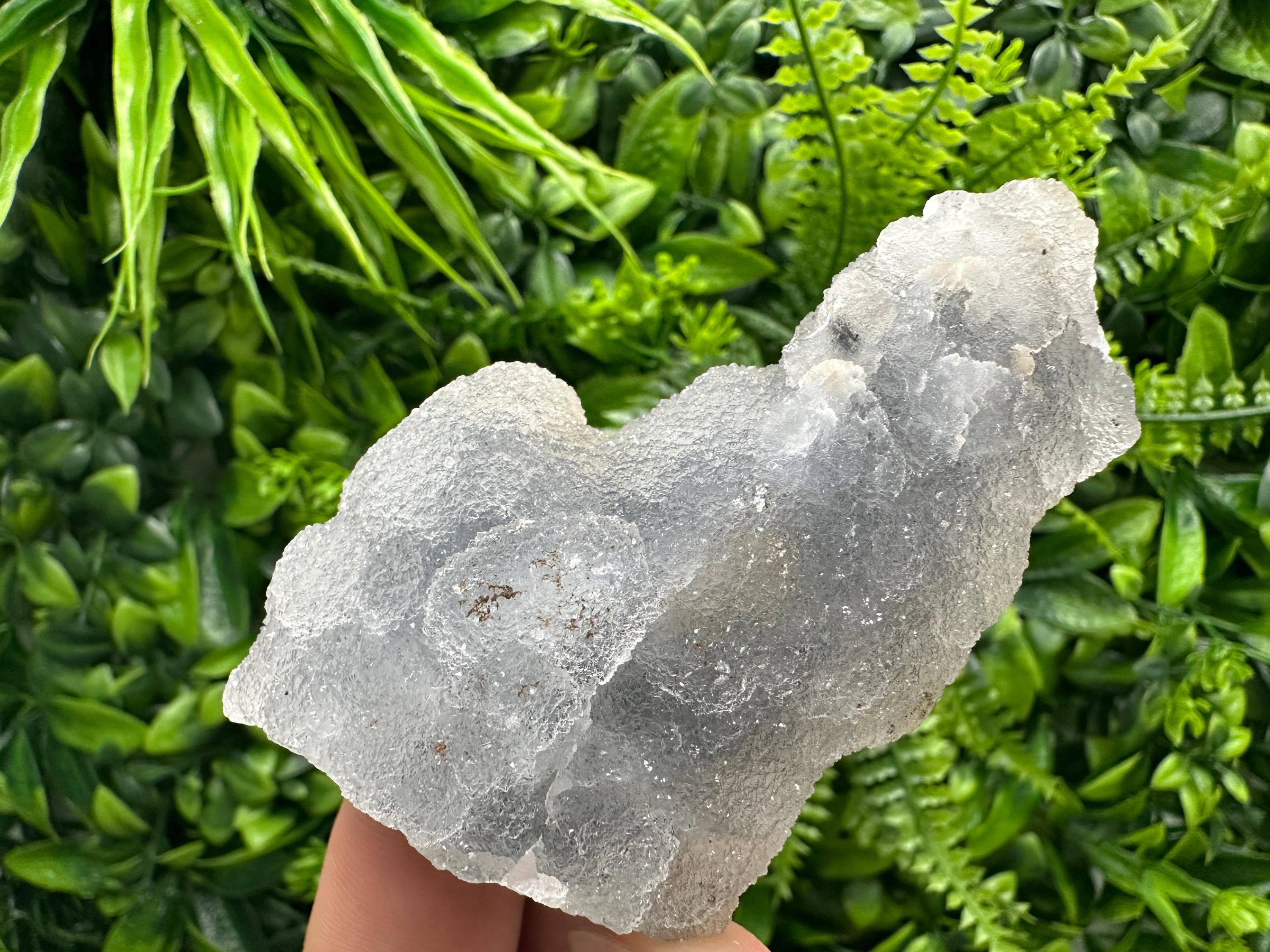 Natural Chalcedony Specimen: India Crystal Mineral, Home Decor