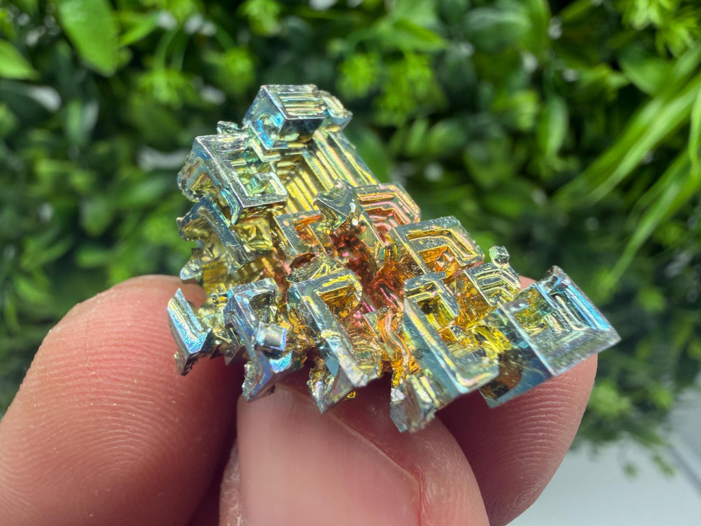 Rainbow Bismuth Crystal: Rare Gemstone Specimen,wholesale Bismuth