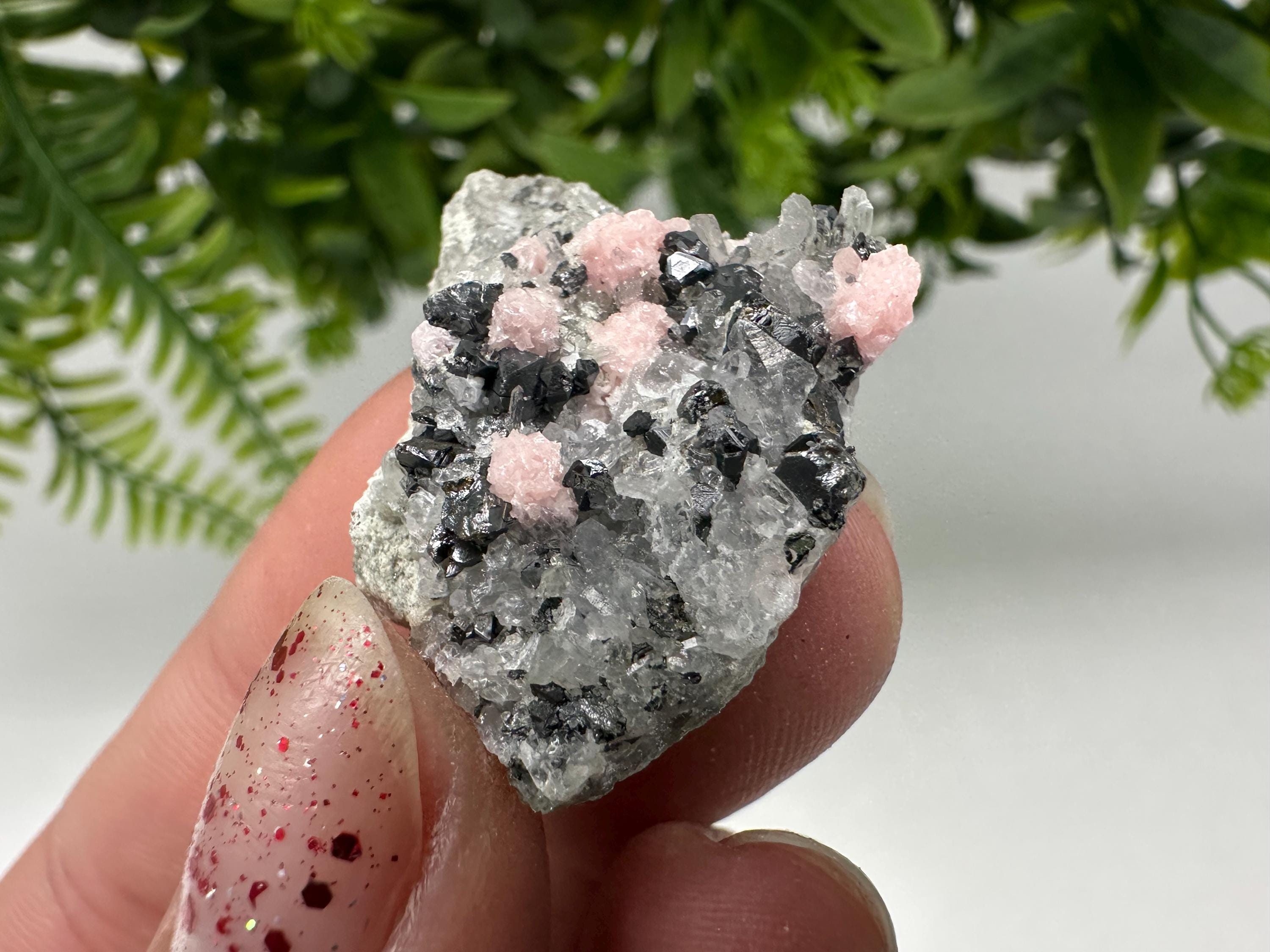 Pink Rhodochrosite Crystal: Starnica Mine, Bulgaria, Home Decor