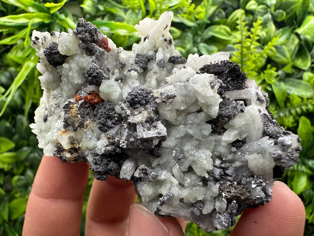 Green Quartz with Galena Chalcopyrite, Madan Bulgaria Mineral Specimen