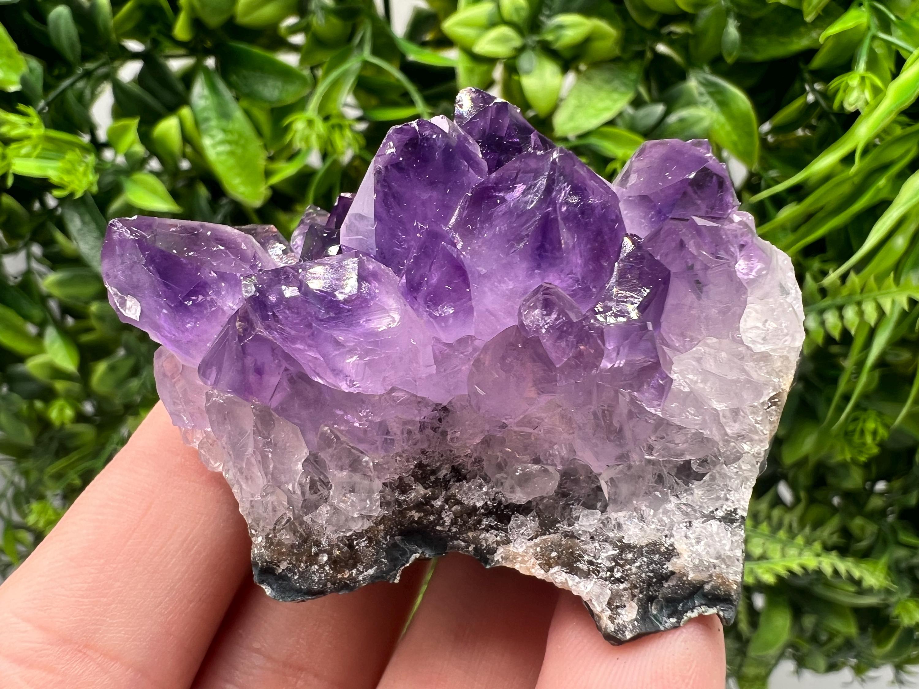 Uruguay Amethyst Cluster, Purple Quartz Crystal, Home Decor