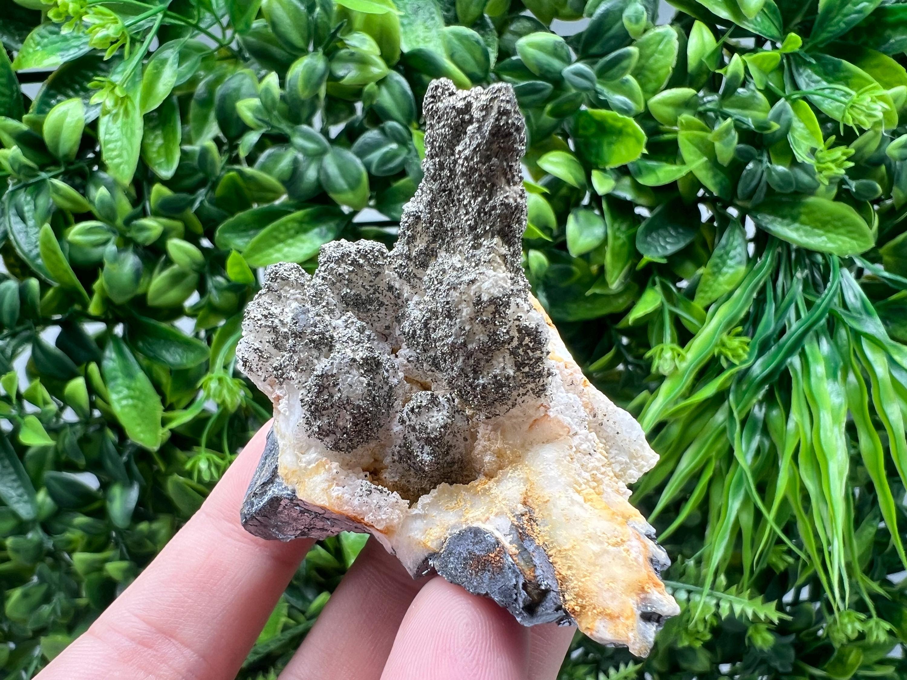 Barite Marcasite Cluster on Chalcedony, Androvo Mine, Bulgaria