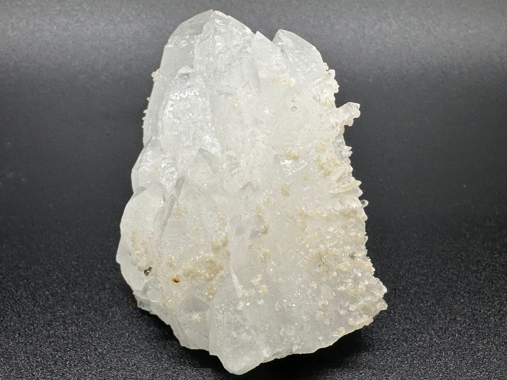 Milky Quartz with Calcite: Kryshev Dol Mine, Bulgaria