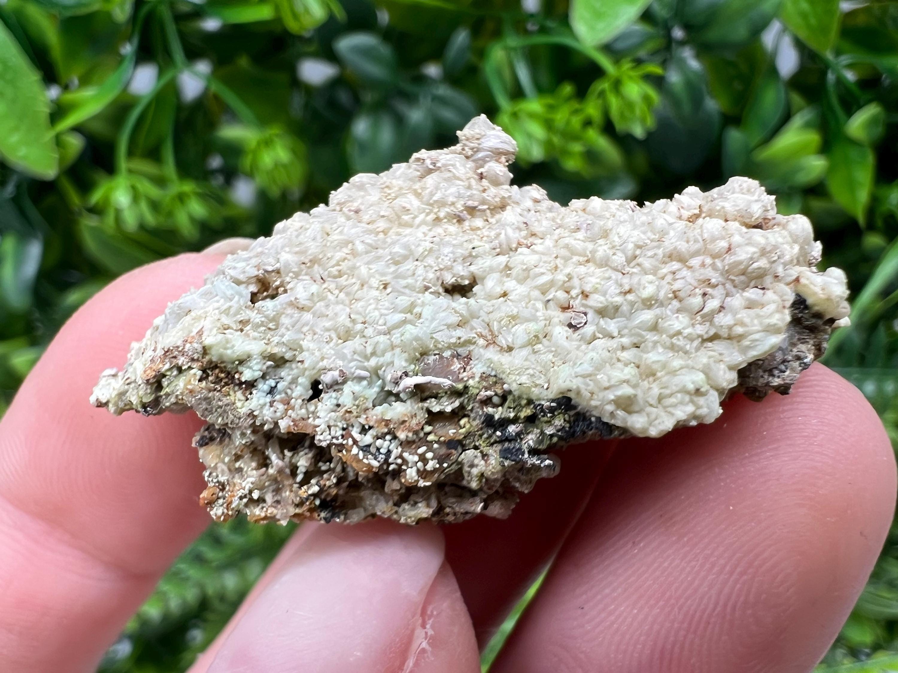 Rare Green Pyromorphite with Hematite on Quartz - Madjarovo Bulgaria