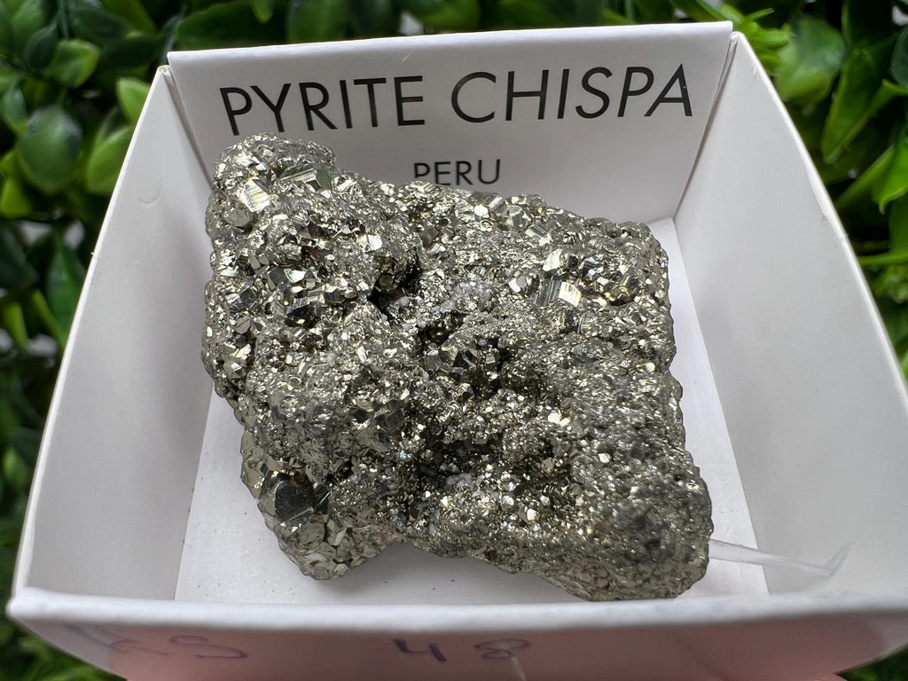 Peruvian Pyrite Specimen, Gold Cube, Shiny Home Decor Stone