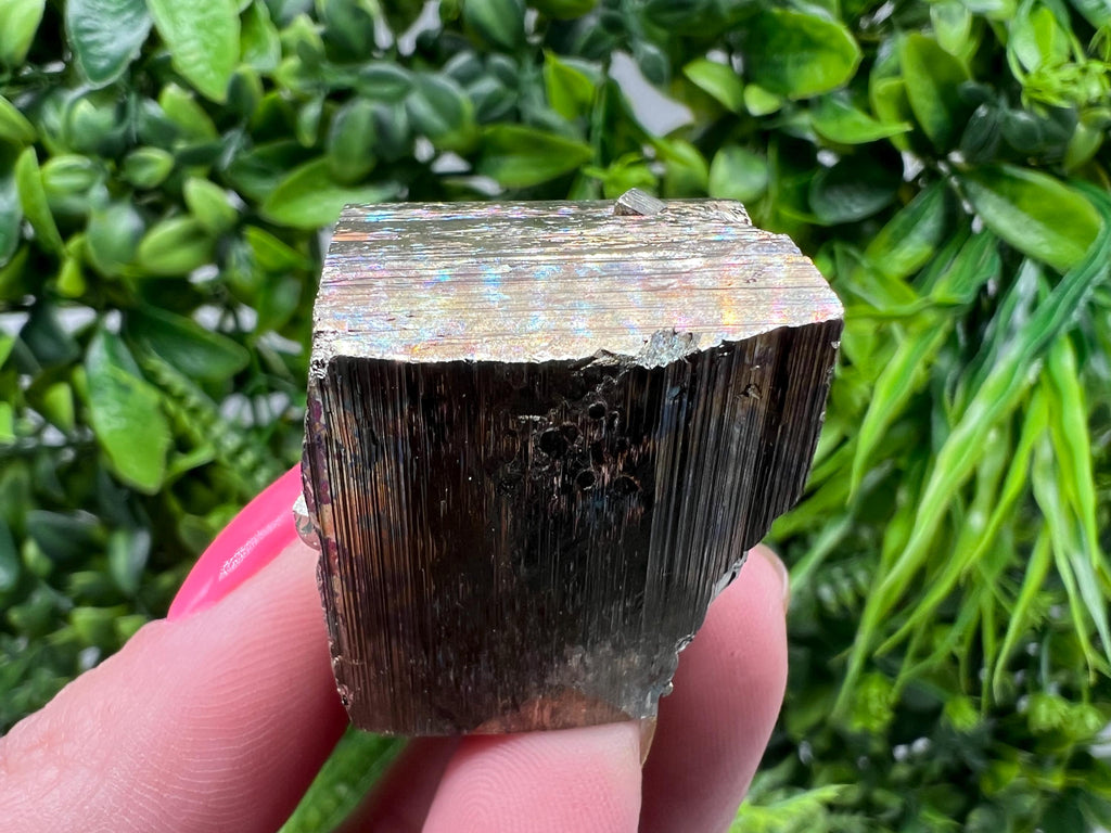 Wonderful Rainbow Pyrite whit Calcite,natural minerals souvenir Crystal,collection stone,rare minerals,home decor,Borieva Bulgaria