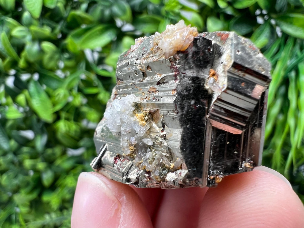 Rainbow Pyrite Cluster: Bulgarian Mineral Specimen, Home Decor