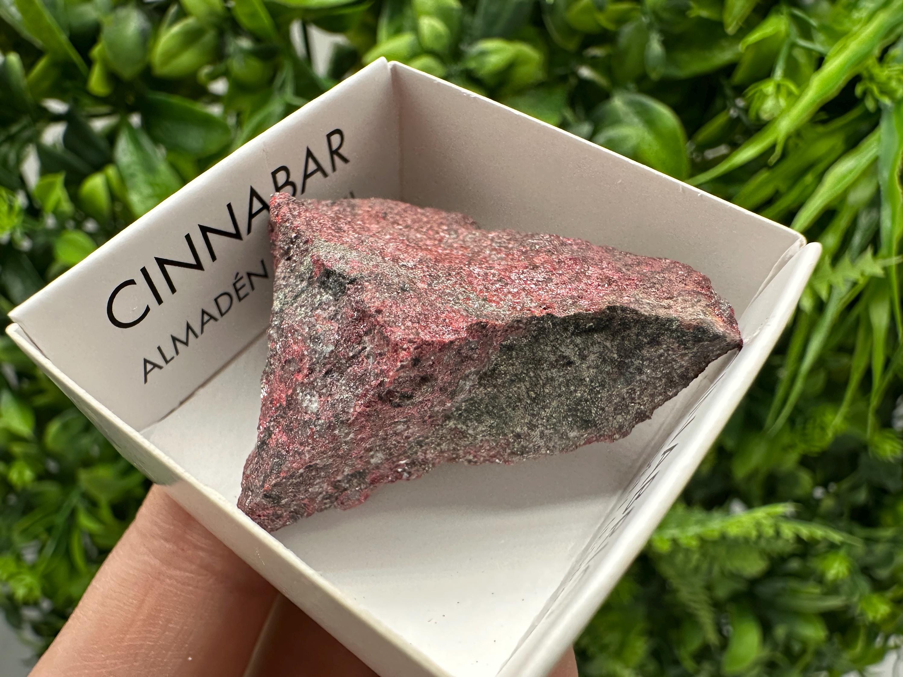 Red Cinnabar Crystal Specimen: Almaden Mines, Spain - Chakra Stone (4/3 cm)