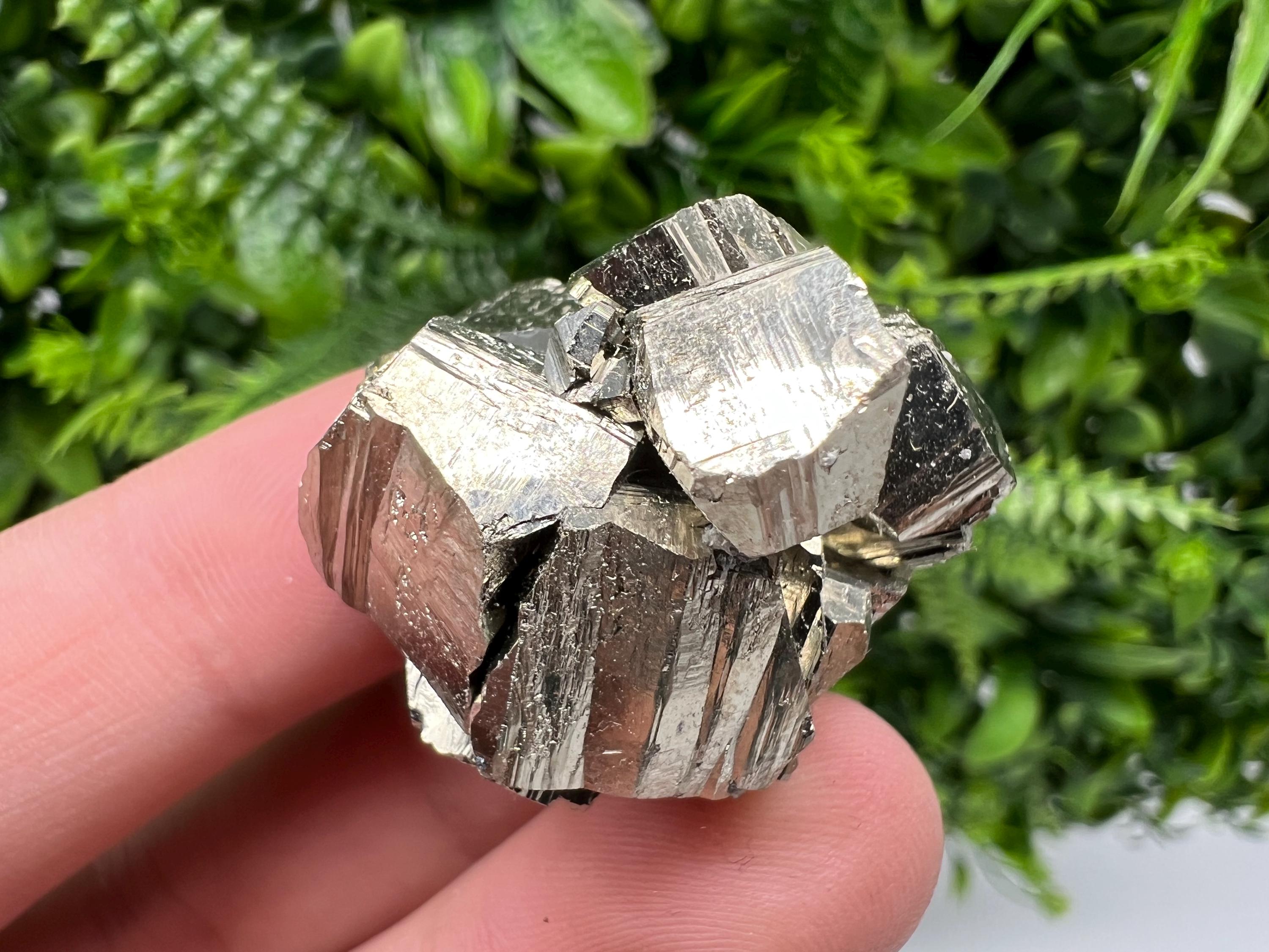 Rare Floating Pyrite Cluster, Fool’s Gold Crystal Decor