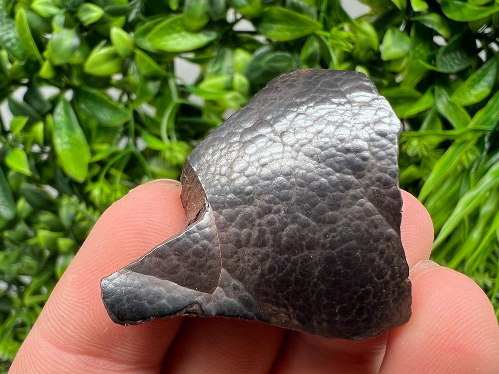 Moroccan Black Botryoidal Hematite Specimen: Chakra Reiki Crystal