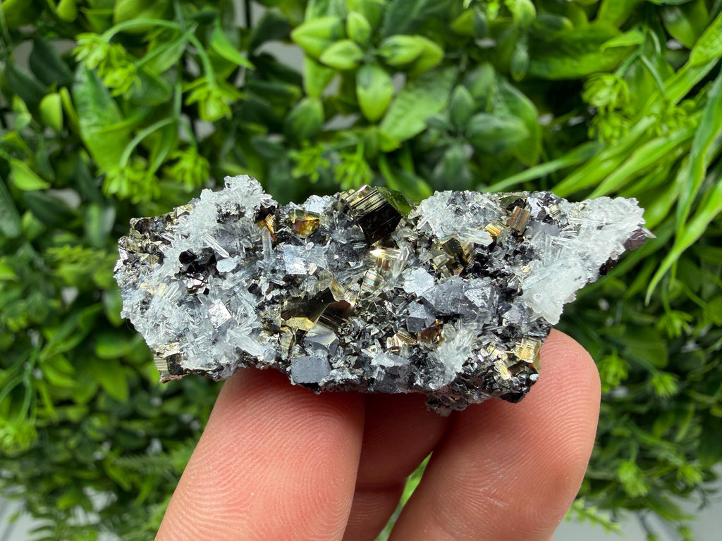 Galena Pyrite Sphalerite Quartz  Mineral Specimen, Krushev dol Mine