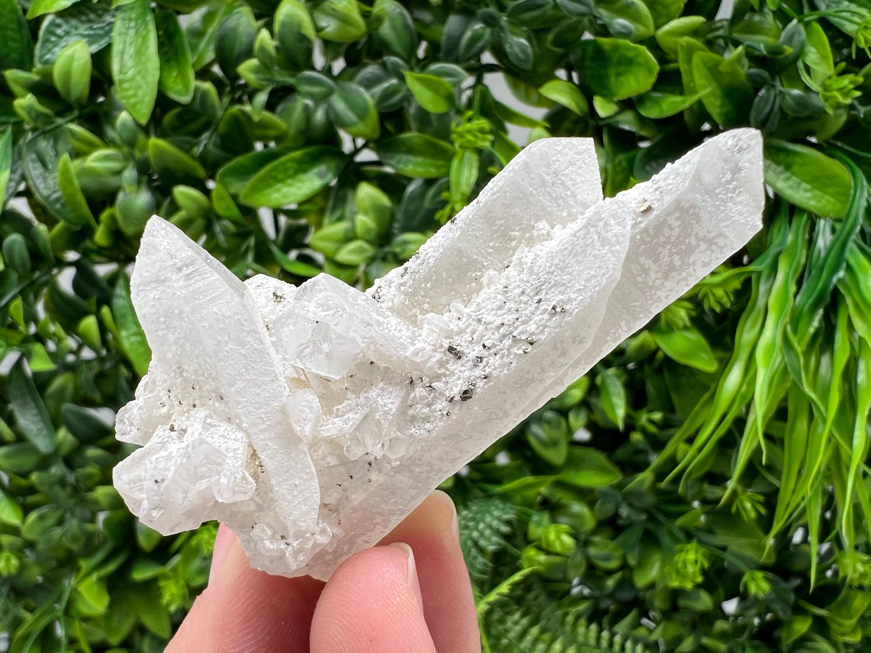 Quartz with Pyrite, Krushev Dol Mine Crystal, Bulgaria