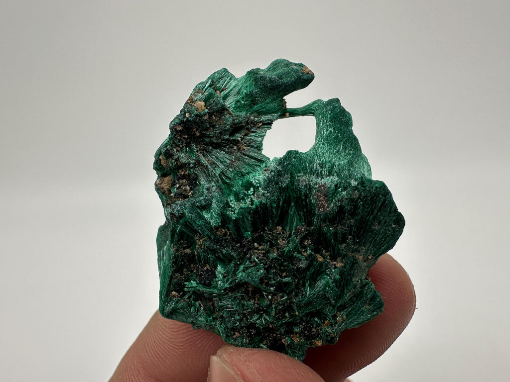 Green Polished Malachite Crystal, Congo Minerals, Chakra Stone