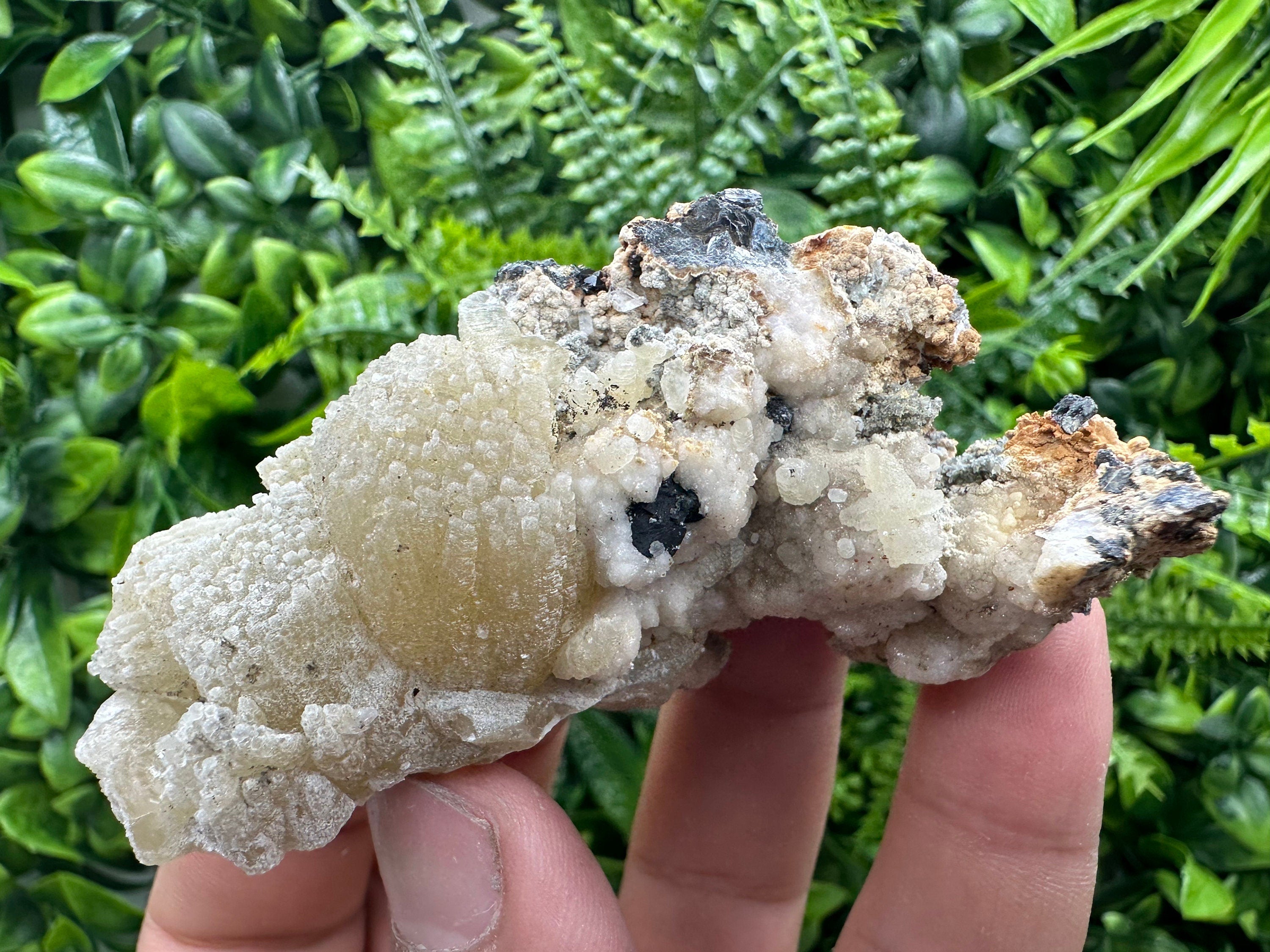 Rare Calcite Cluster: Madan Bulgaria Mineral Souvenir