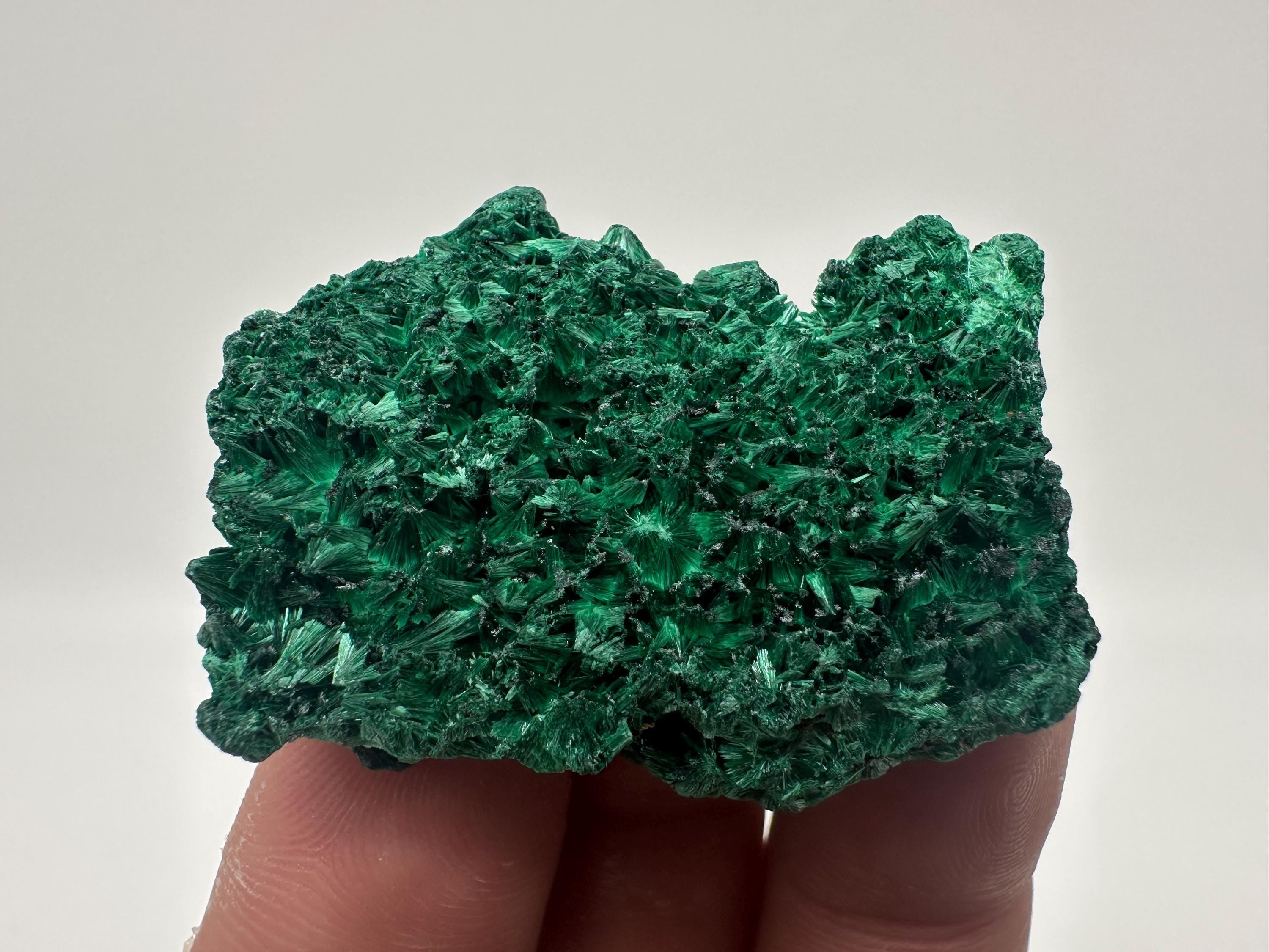 Green Malachite Crystal Specimen from Congo