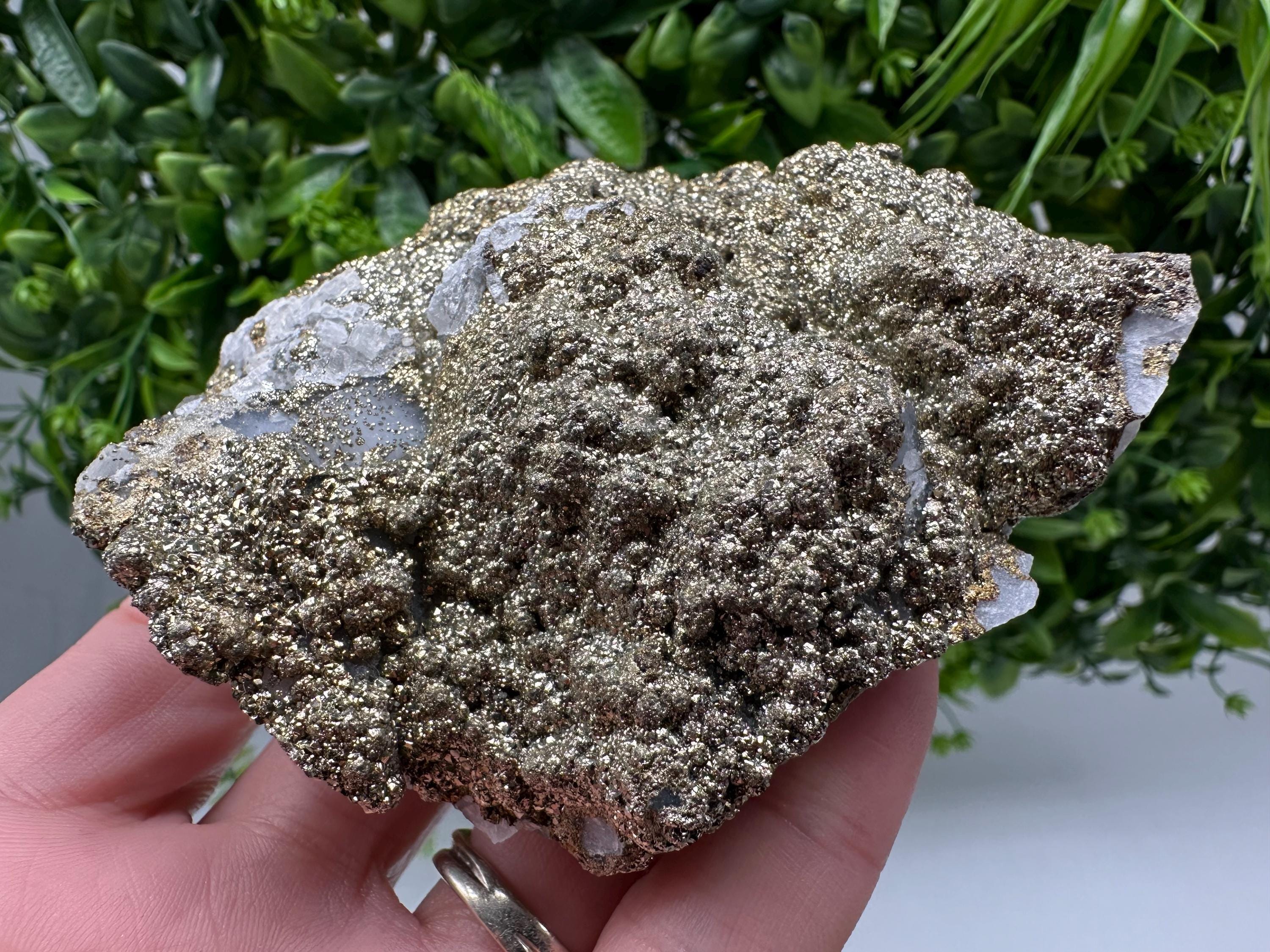 Marcasite Cluster on Chalcedony, Bulgaria Mineral Specimen