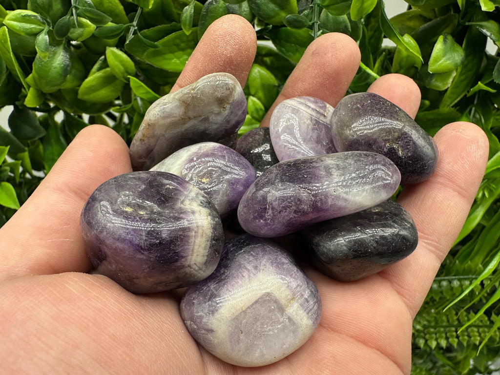 Amethyst Tumbled Stone: Healing Crystal, Zodiac Gemstone