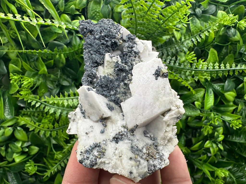 Calcite Pyrite Sphalerite Specimen: Borieva Mine Mineral Decor