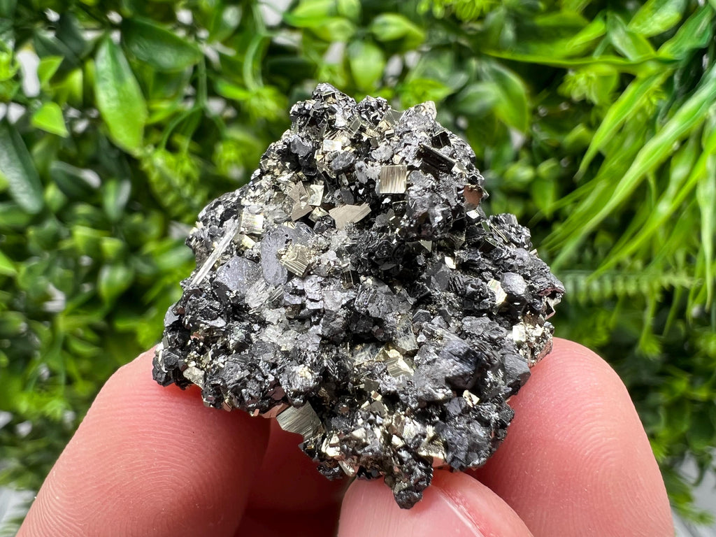 Pyrite Galena Sphalerite Quartz Specimen: Borieva Mine, Bulgaria