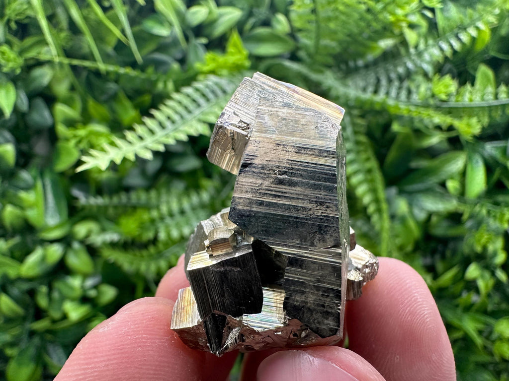 Rare Floating Pyrite Cluster - Borieva Mine - Home Decor Crystal