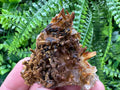 Iron Oxide Limonite Quartz Crystal Cluster, Mineral Specimen