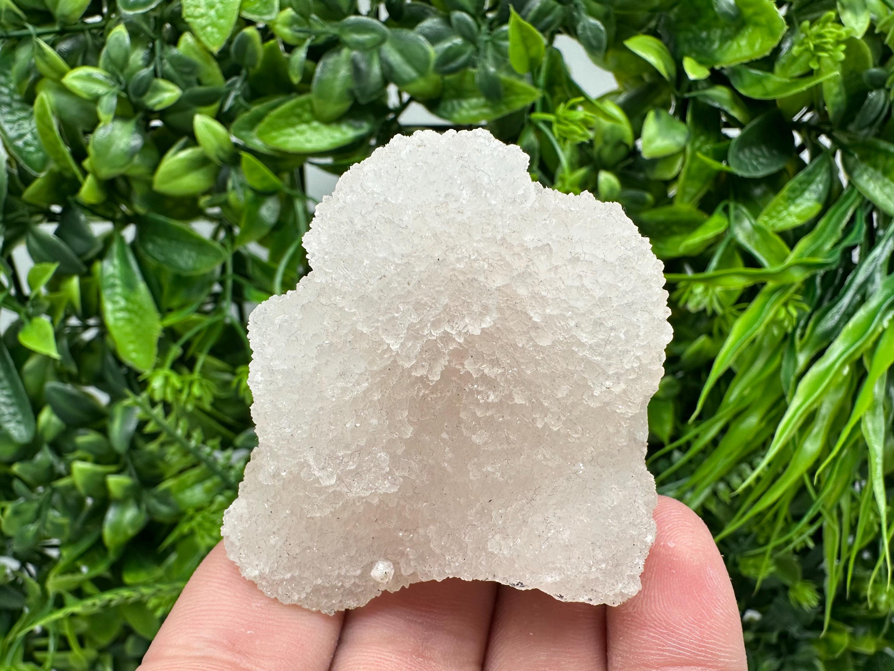 Natural Chalcedony Specimen: India Crystal Mineral, Home Decor
