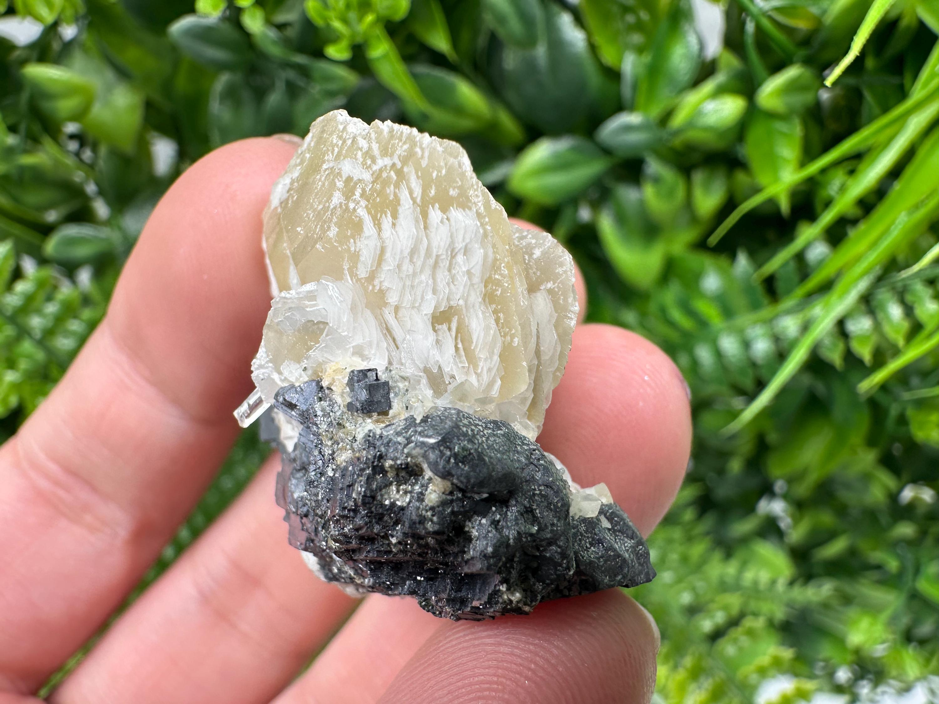 Calcite Galena Mineral Specimen: Bulgaria Home Decor Stone