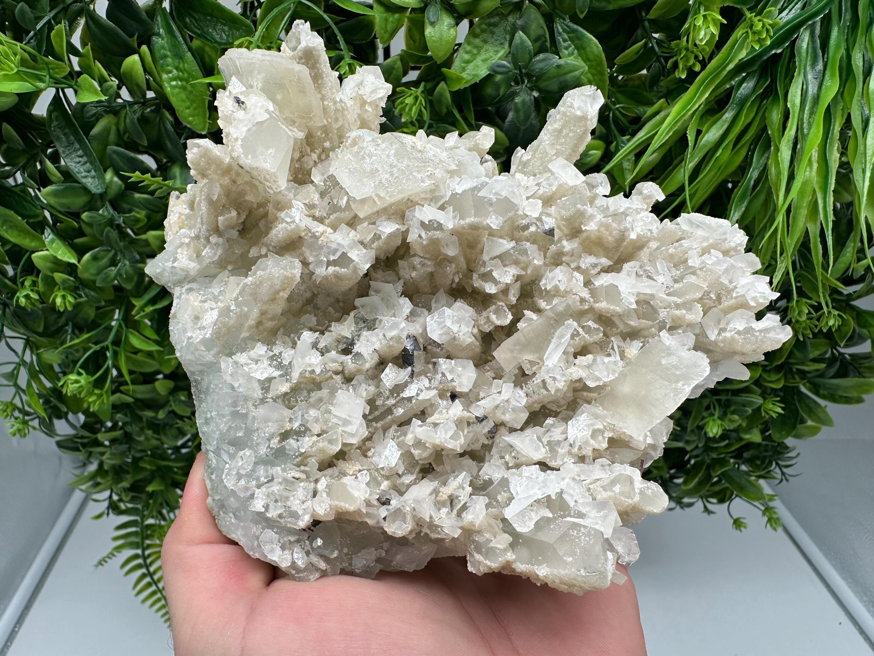 Quartz Galena Calcite Specimen: Borieva Mine, Bulgaria