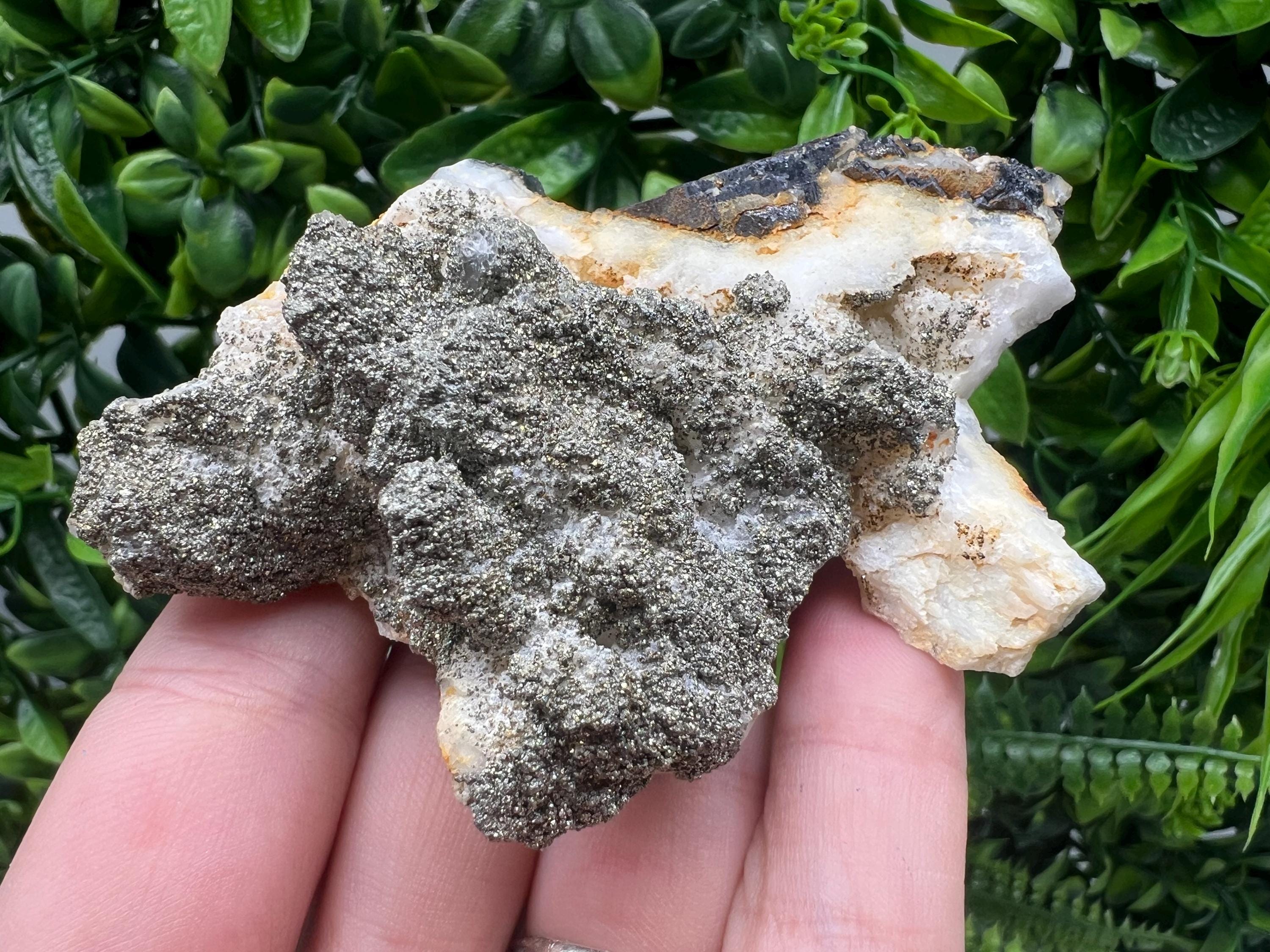 Barite,Marcasite on Chalcedony,from Androvo mine,Bulgaria,natural minerals souvenir,collection crystal,rare Barite cluster,gift,home