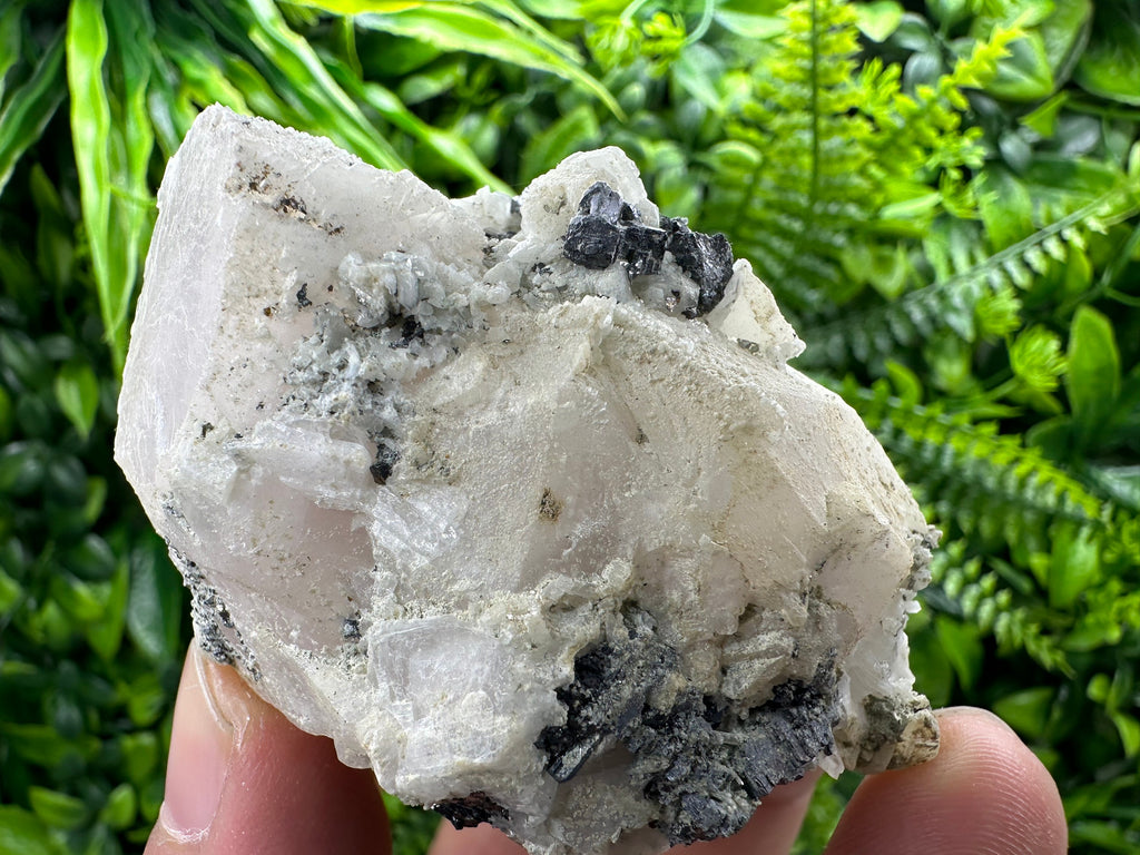 UV Fluorescent Calcite Cluster, Natural Minerals from Borieva Bulgaria