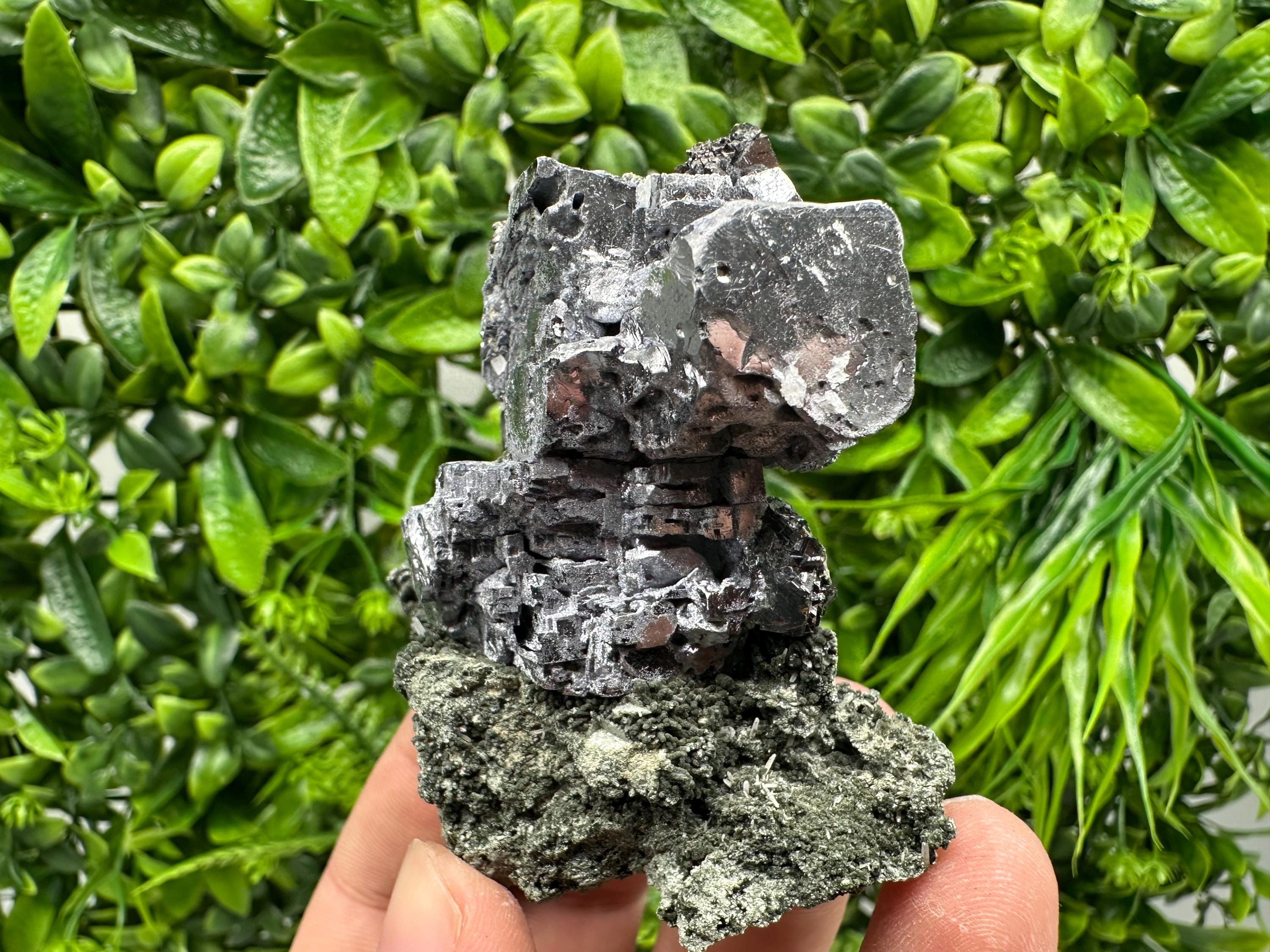 Galena Quartz Sphalerite Matrix, Borieva Mine Mineral Specimen
