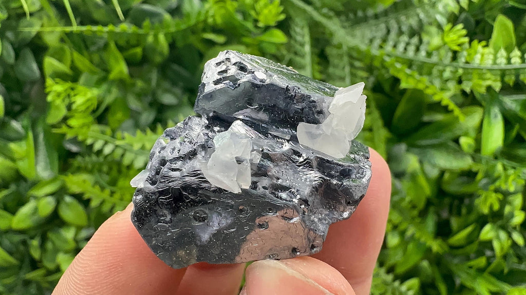 Quartz Galena Calcite Specimen: Borieva Mine, Bulgaria