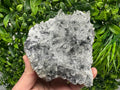 Quartz Cluster with Black Sphalerite, Home Decor Stone