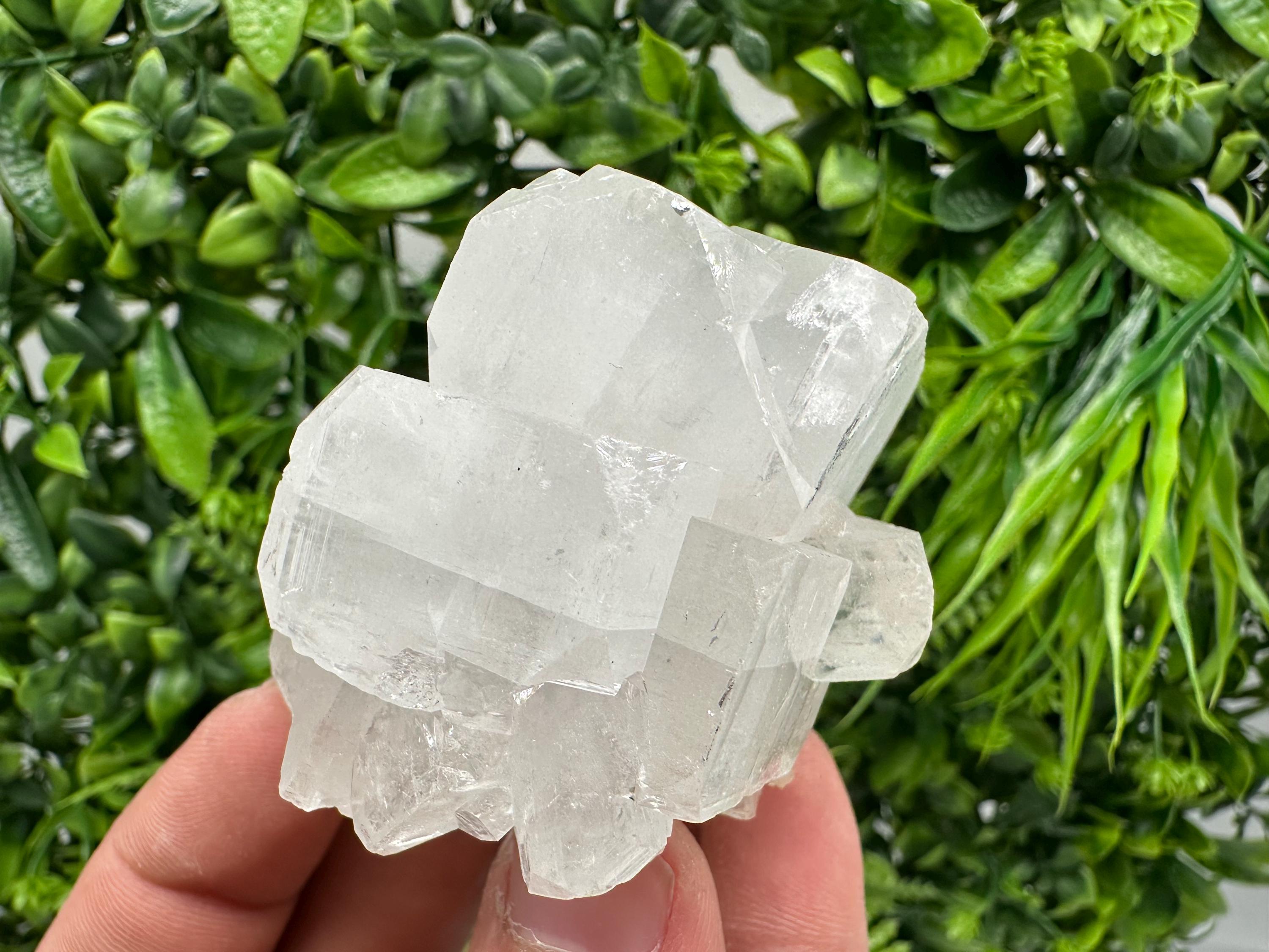 Apophyllite Stilbite on Chalcedony, India Crystal Mineral Specimen