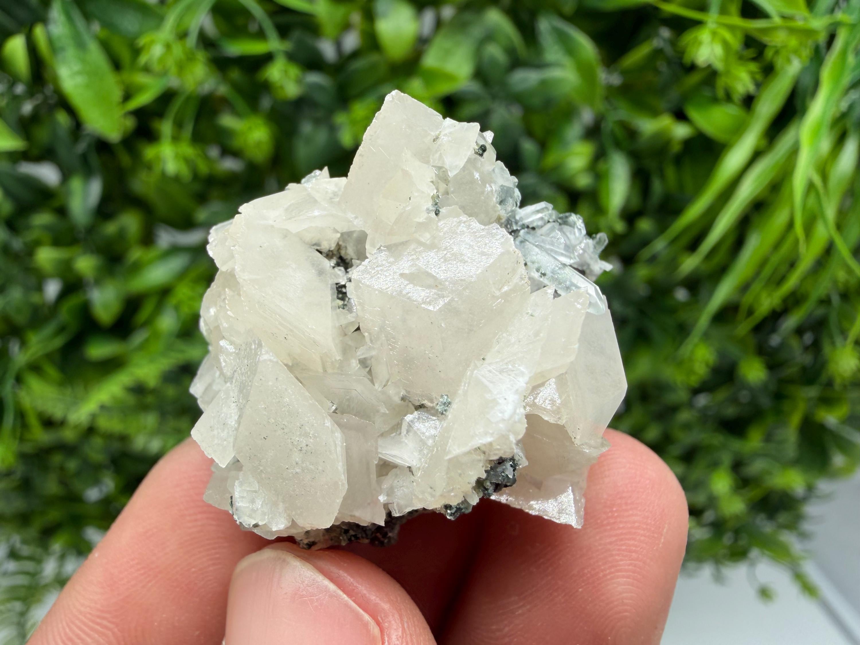 Wonderful Calcite,Quartz on Chlorite matrix,from Borieva mine,Madan,Bulgaria,natural collection mineral specimen,rare crystal,home decor