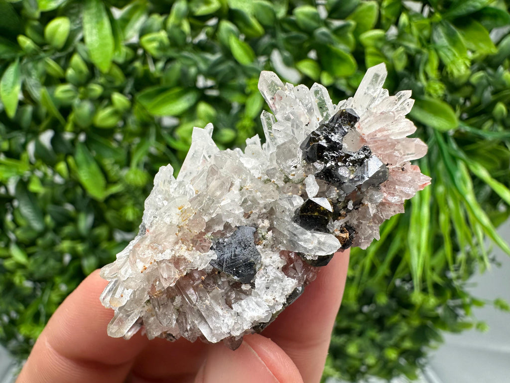Stunning Quartz whit Siderite,Sphalerite,Hematite from 9th September mine,natural,collectible mineral specimen,home decor stone,gift,crystal