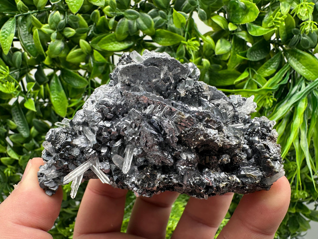 Amazing Galena spinel law on Quartz whit Siderite,from Krushev dol mine,Bulgaria,natural,collection mineral specimen,home decor crystal,souv