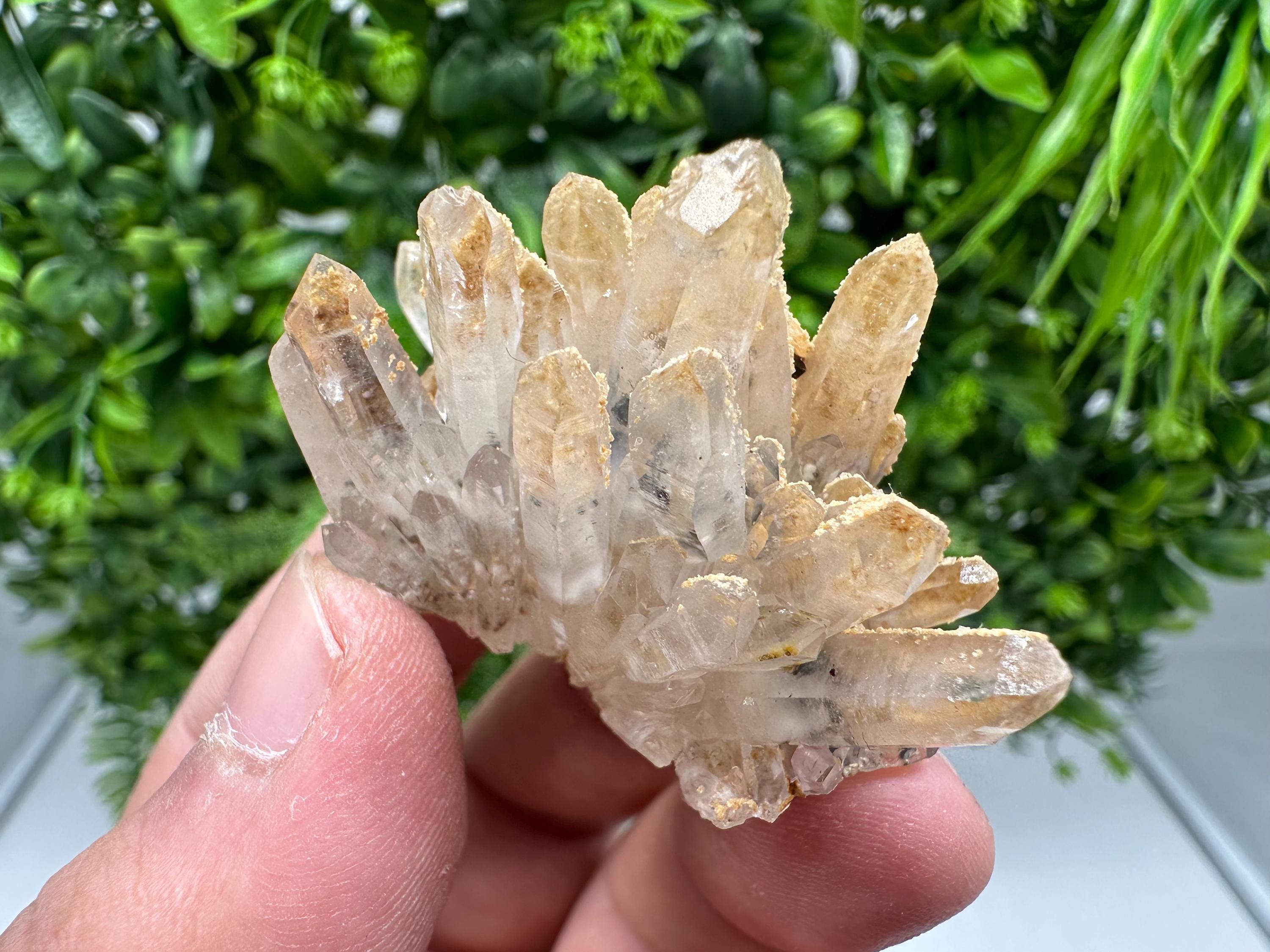 Transparent Quartz whit Siderite 9th September mine Bulgaria natural minerals souvenir crystal stone gift minerals collection rock