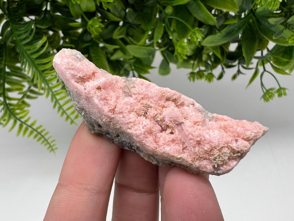 Pink Rhodochrosite Crystal: Starnica Mine, Bulgaria - Home Decor Stone