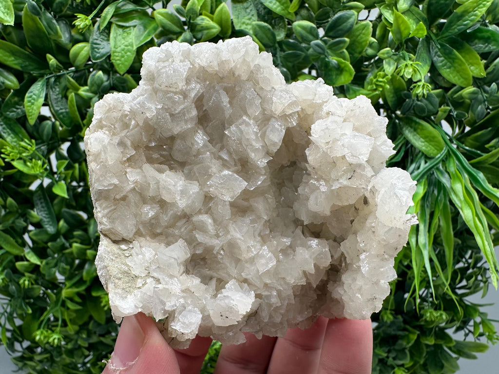 Fluorescent Mangano Calcite Specimen: Rhodopes Bulgaria Mineral Decor