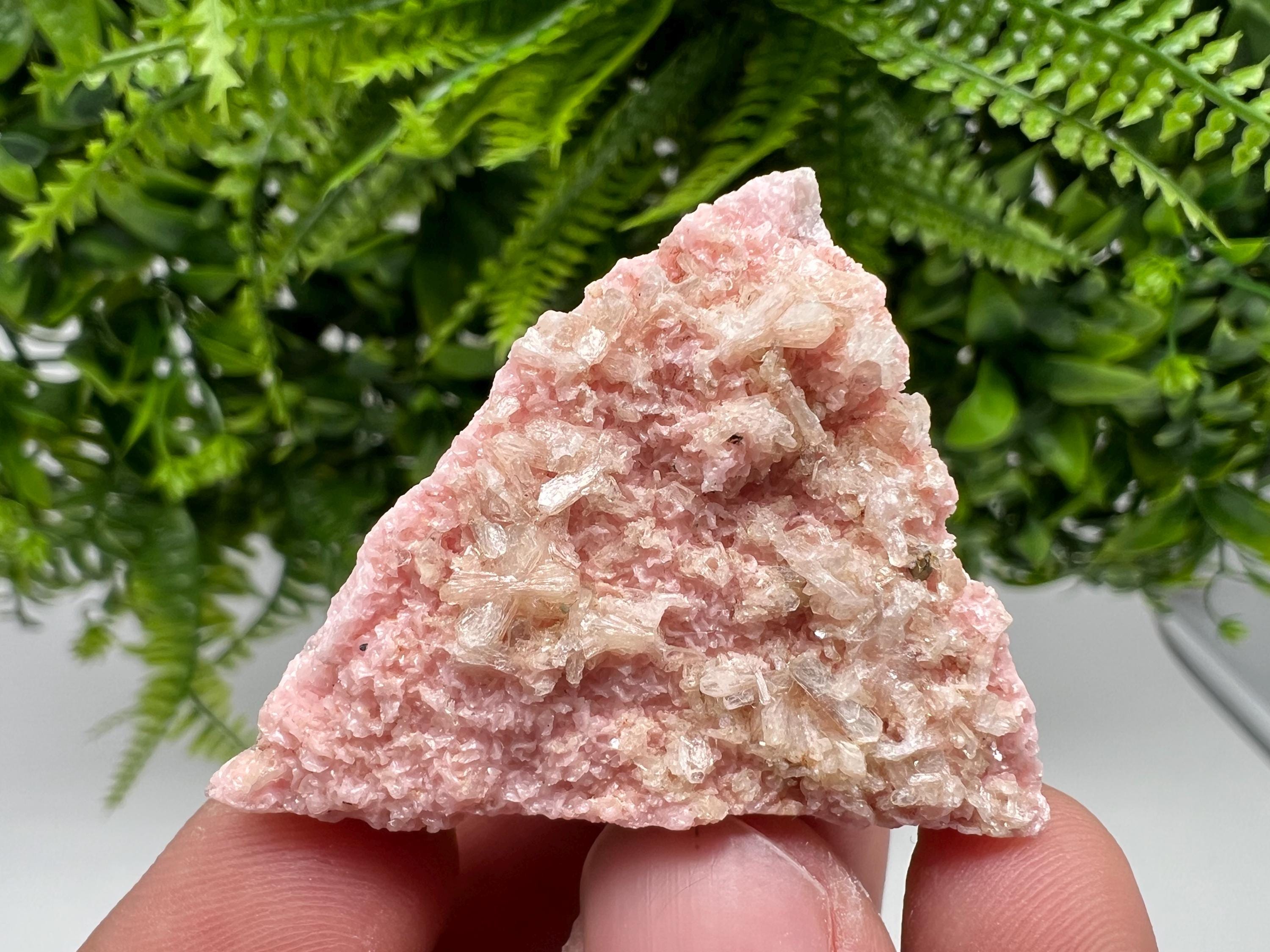 Pink Rhodochrosite Crystal: Starnica Mine, Bulgaria, Mineral Souvenir