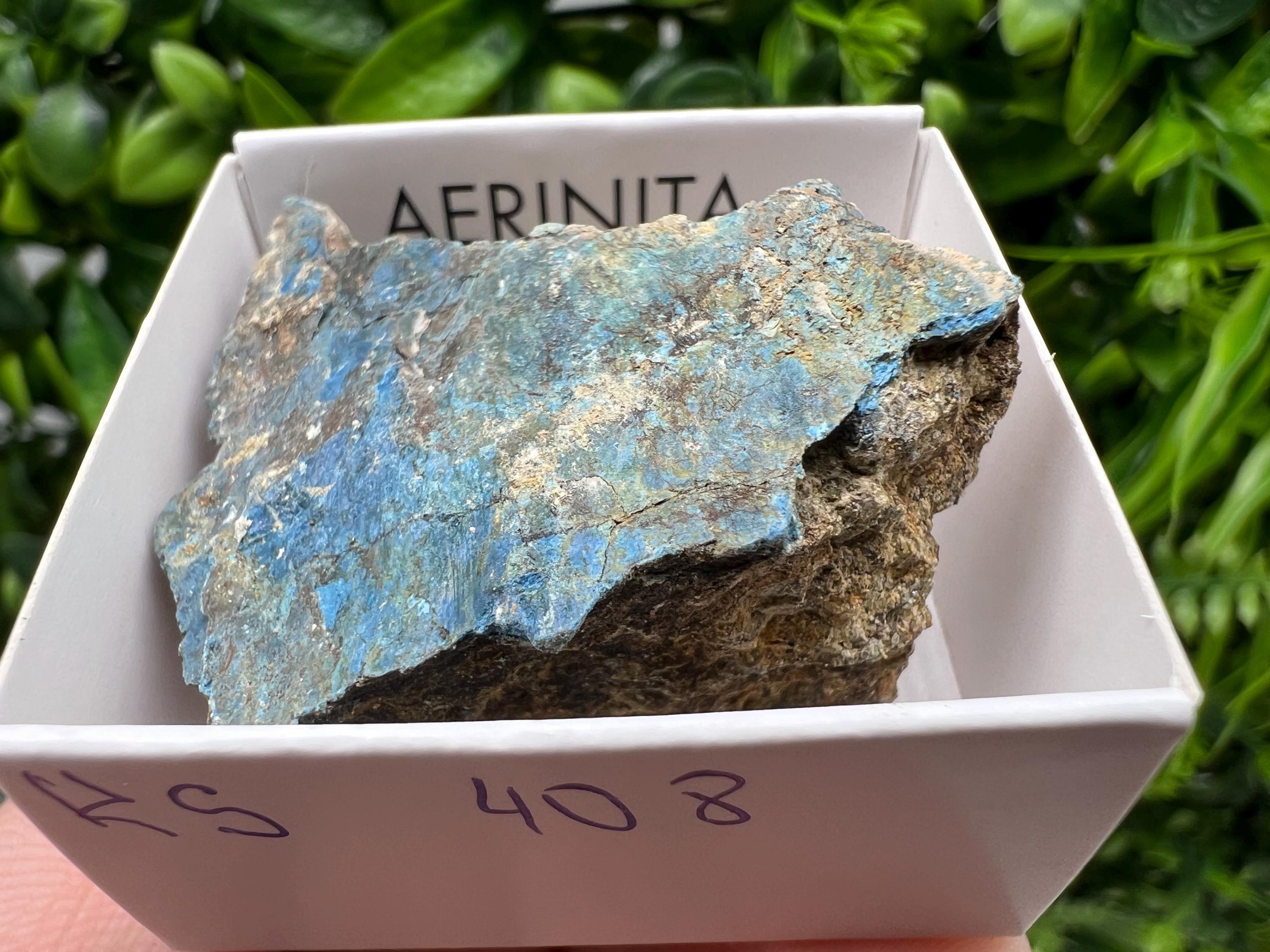 Rare Raw Aerinite Mineral Specimen: Lleida Spain Crystal Collection