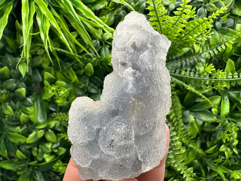 Natural Chalcedony Specimen: India Crystal Mineral, Home Decor