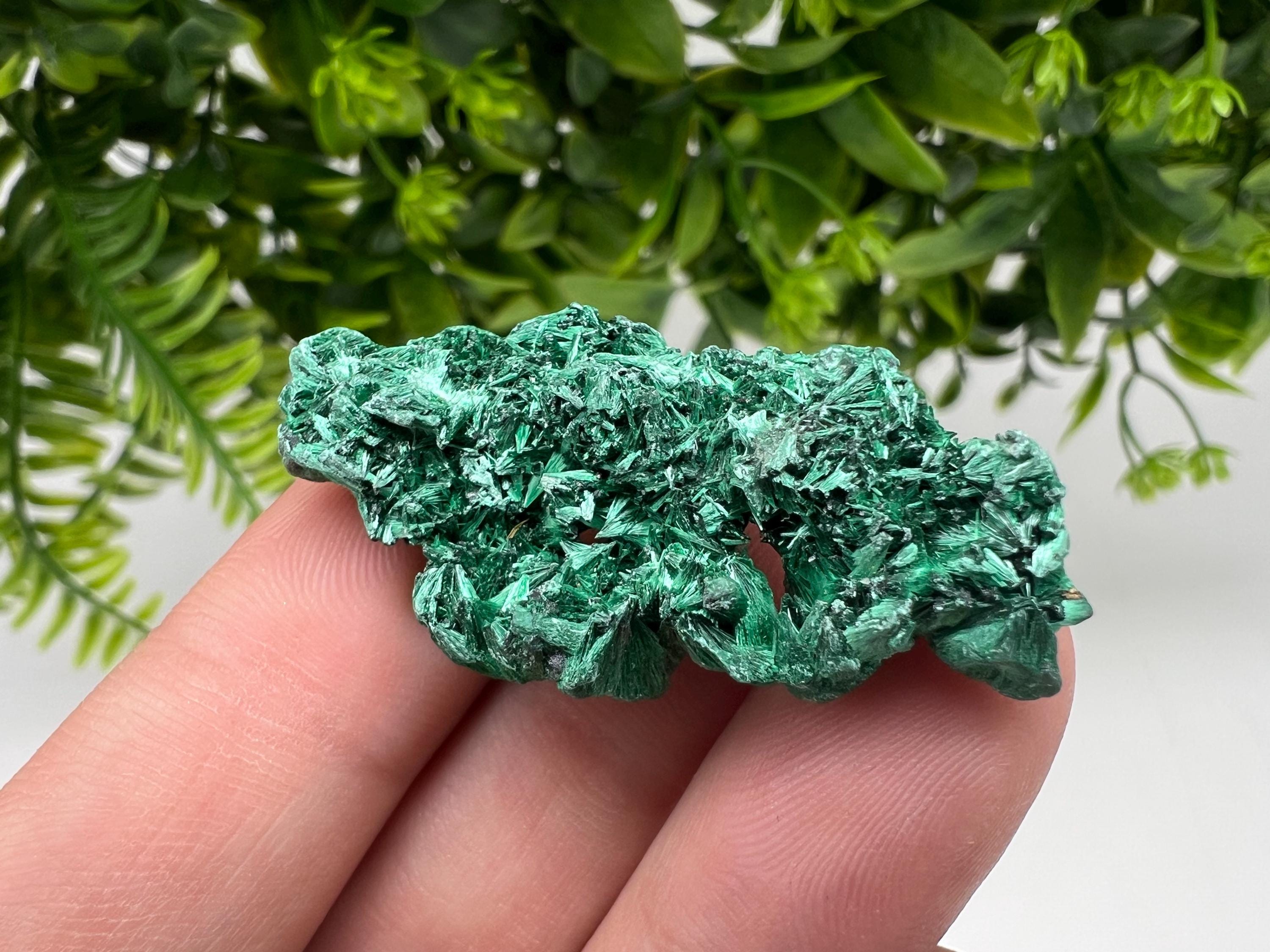 Green Polished Malachite Crystal, Congo Minerals, Chakra Stone