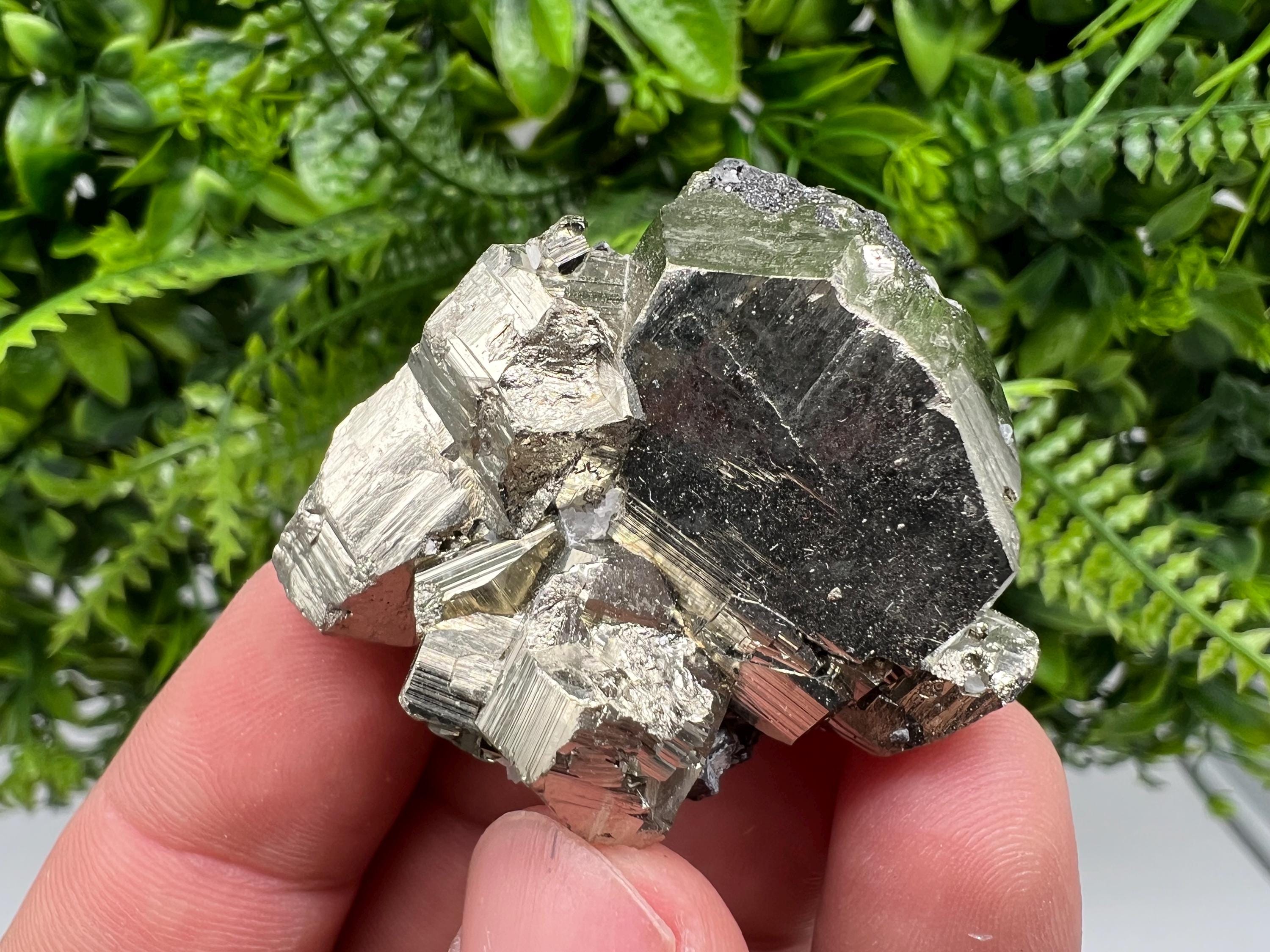 Pyrite on Sphalerite, Bulgaria Mineral Specimen