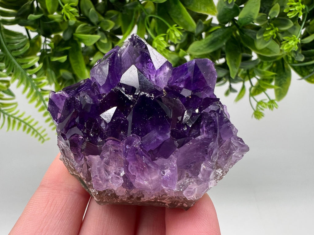 Uruguay Amethyst Crystal: Purple Quartz Home Decor, Energy Stone
