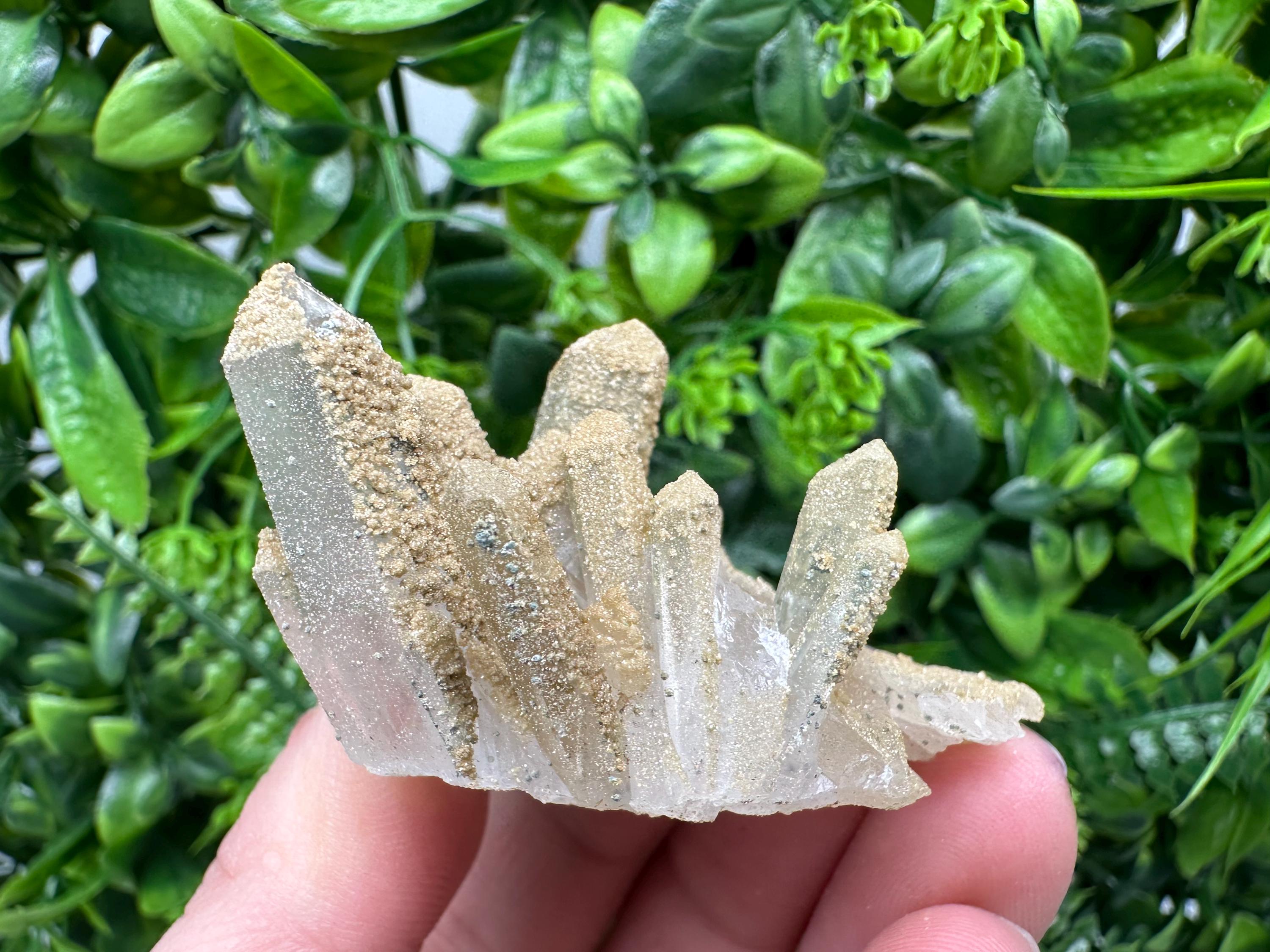 Quartz Rhodochrosite Cluster, Bulgaria Mineral Specimen
