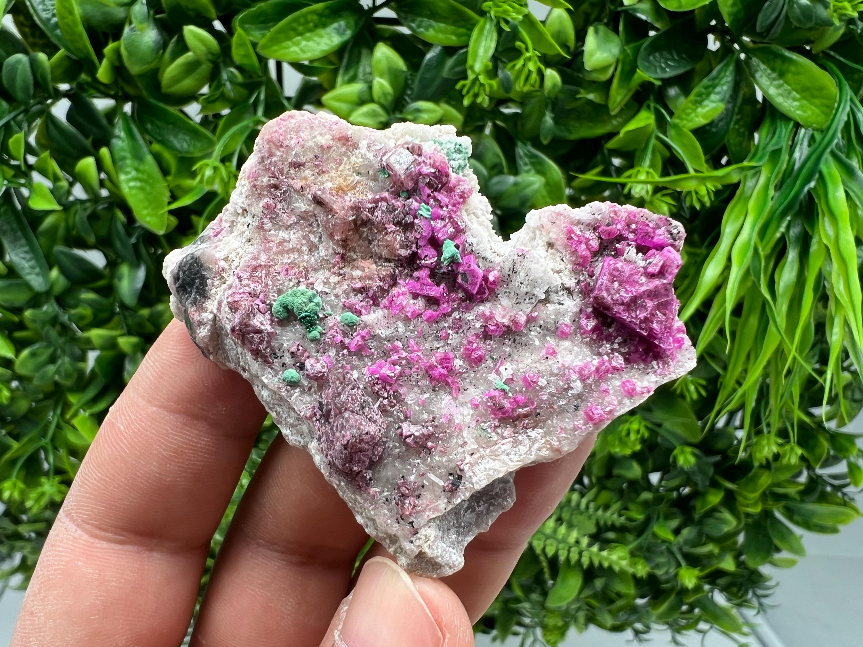 Cobalto Calcite Crystal: Congo Mineral Specimen, Pink Stone